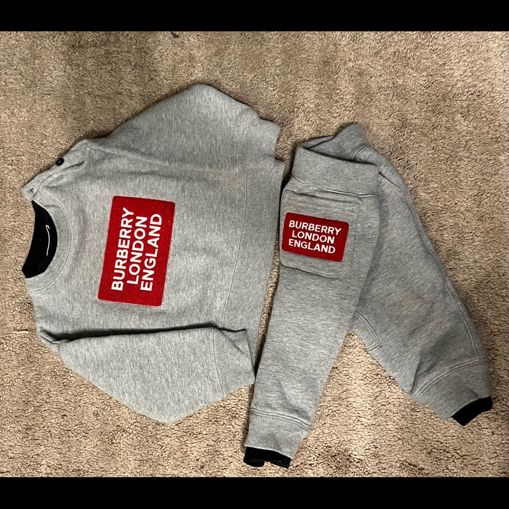 Burberry boys sweatsuit